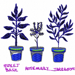 Flowers Embroidery Design 6